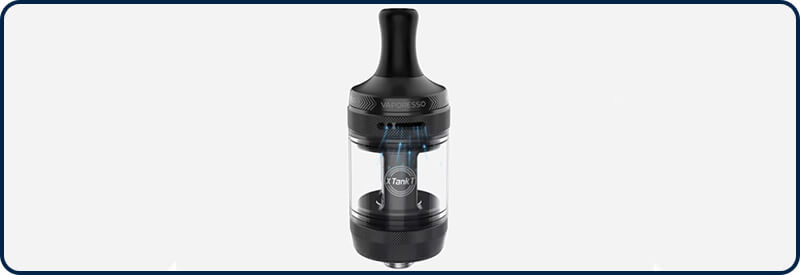 Le clearomiseur XTank T de Vaporesso en noir