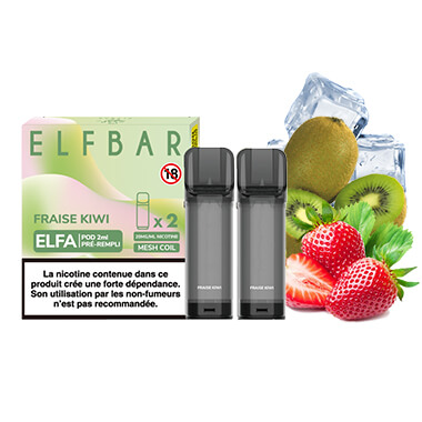 Capsules Elfa Fraise Kiwi - Elf Bar