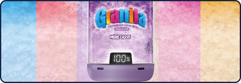 &Eacute;cran LED et batterie 950mAh du Granita 30K