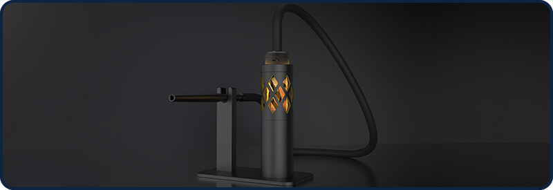 Une fois en place, l'éclairage de la Hookah Air donne encore plus de charme au Dock Hookah.