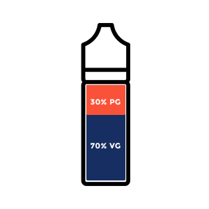 Exemple : 30% de PG et 70% de VG